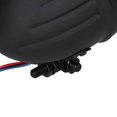 thumbnail image 4 of Horohoroe Faro de motocicleta de 5 pulgadas y 12 V, lente redonda amarilla, carcasa negra, universal para motos retro, 4 of 8