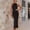Black, variant on Backless Dress, Halter Neck Sleeveless Bodycon Long Dress, Casual Party Dress for Women