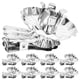 thumbnail image 1 of 36 piezas de clips de portavelas con candelabros de velas de plataforma de velas de flores de plata clips, 1 of 6
