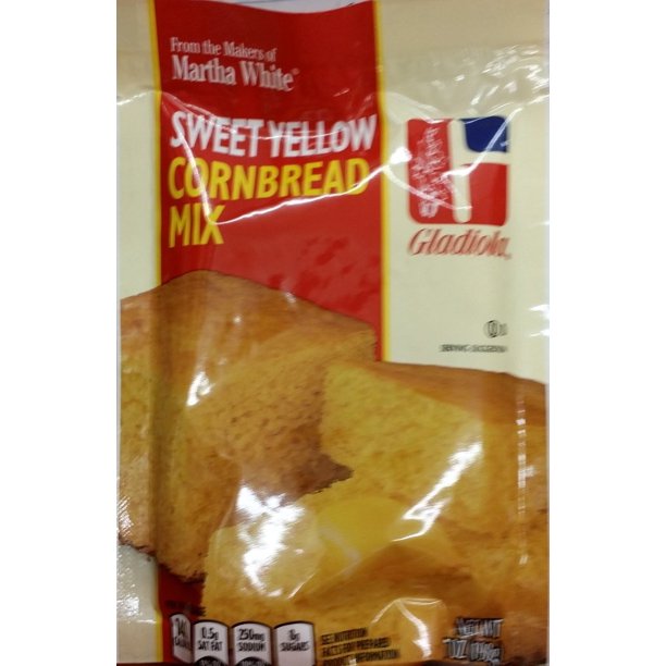 Gladiola Martha White Sweet Yellow Cornbread Mix 6 Oz (Pack of 6