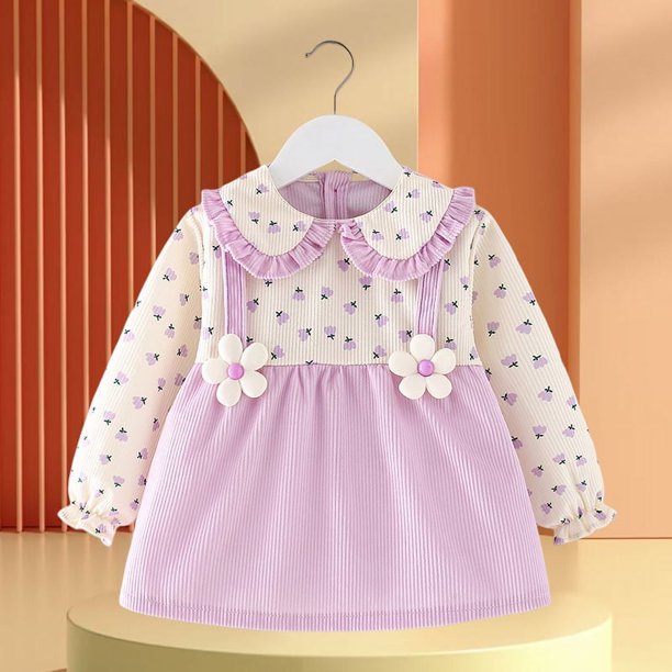 Bata de pana para niña, otoño e invierno, impermeable, antisuciedad, para comer, para bebé, ropa protectora al revés, delantal