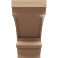 thumbnail image 2 of 6"W x 18"D x 12"H Classic Diane Rough Cedar Woodgrain TimberThane Corbel, Primed Tan, 2 of 6