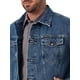 thumbnail image 2 of Chaqueta vaquera Wrangler con corte vaquero, estilo western, sin forro, para hombre, lavada a la piedra, 2 of 3