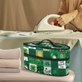 thumbnail image 2 of HELLHERO Clover Coin Design Steamer Oganizer Zipper Handheld Travel Case with Zipper Closure, Bag Only, 2 of 6