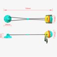 thumbnail image 4 of Coloody Dog Chew Toy with Suction Cup, Puppy Squeaky Treat Ball Rope Sucker, Teeth Cleaning Ball Knot, Pet Food Dispensing Tool, Molar Training Toy, Interactive Dog Toy Blue, 4 of 4