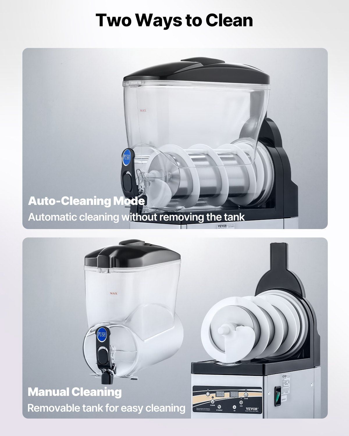 Commercial Slushy Machine 15L Margarita Smoothie Frozen Drink Slushie Maker