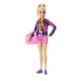 thumbnail image 4 of Barbie Gymnastics Playset with Blonde Fashion Doll, Balance Beam, 10+ Accessories & Flip Feature, 4 of 5