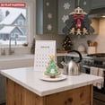 thumbnail image 6 of Stylish Metal Christmas Tree Wind Spinner - Modern Layered Design with Red Bow Perfect for Festive Yard & Garden Decor, 6 of 7
