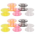 thumbnail image 1 of Bobines Colorées, 150 Pcs Couleurs Assorties Bobines Transparentes pour Couture à la Main, 1 of 8