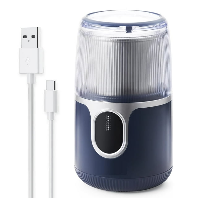 Toytexx Cordless Coffee Grinder with Stainless Steel Blade, Electric Spice Grinder, 85 grinds per charge