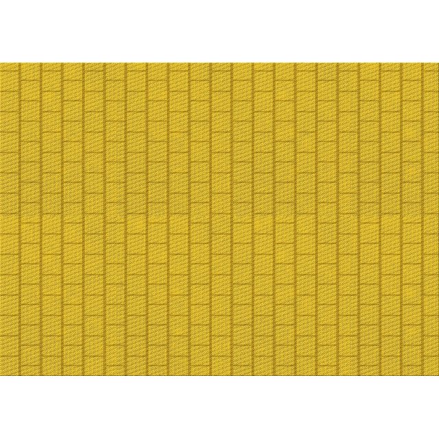 Ahgly Company Machine Washable Indoor Rectangle Transitional Orange Gold Area Rugs, 7' x 10'