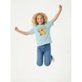 thumbnail image 5 of Sanrio Girls Pompompurin Snack Graphic Tee with Short Sleeves, Sizes 4-16, 5 of 7