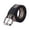 Black, variant on Belt Men's Women's Adjustable Nylon Canvas Woven Belt, No Punching Breathable Wear-resistant Everyday Belt for Jeans Pants Daily Outdoor Activities Black,Free Size
