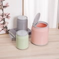 thumbnail image 7 of Cosmug Mini Trash Can Desktop Small Wastebasket with Lid Portable Plastic Countertop Bin Bedroom Office Study Table Organizer Cute Compact Garbage Container A Trash Can, 7 of 7
