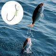 thumbnail image 4 of Luminous Live Sh Rimp Hooks High Car Bon Steel Fishing Hooks With Barbed Saltwater Co Rrosion Re Sistant Strong Hooks Ideal For B Groupers Pi Ke & More, 4 of 5