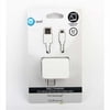 onn. Micro USB Wall Charger, White