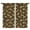 Brown Cartoon Dinosaurs-1, variant on Blackout Kids Curtains,Brown Dinosaurs Flowers Trees Pattern Childrens Insulated Curtains Set Of 2,Bedroom Essentials,Toddler Room Decor 42"x84"