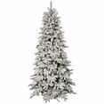 thumbnail image 1 of Vickerman 17987 - 5.5' x 40" Flocked Olympia Fir 315 LED Warm White Lights Christmas Tree (A100556LED), 1 of 1