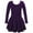 Dark Purple, variant on Bmisegm Girls Leotards for Dance Long Sleeve Round Neck Leotard with Attached Tutu Skirt Ballet Practice Toddler Dress 6-7 Years
