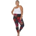 thumbnail image 5 of White Mark Women's Plus Size Casual Tropical Leggings, 5 of 5