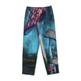 thumbnail image 4 of Bingfone Pajamas For Women,Fantasy Mushrooms Pajama Pants With Pockets-Xx-Large, 4 of 9