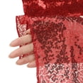 thumbnail image 4 of REGALWOVEN 1 Pack Sparkly Sequin Table Runner for Dining Table Red 12'x71', 4 of 5
