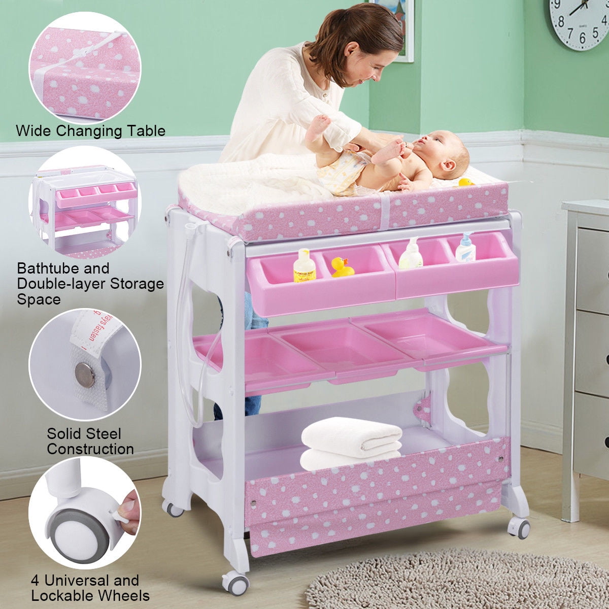 change table bath station