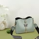 thumbnail image 4 of Mujeres's Soft Washed Leather Shoulder Bag Multi-Zip Large Capacity Handbag For Daily Use, Travel, Work, Shopping, 4 of 9