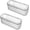 2 Pack, variant on XIMEI Makeup Brush Holder Organizer, Clear Makeup Sponges Organizer, Cosmetic Storage Case with Lid for Vanity, 1 Compartment, 3-Pack