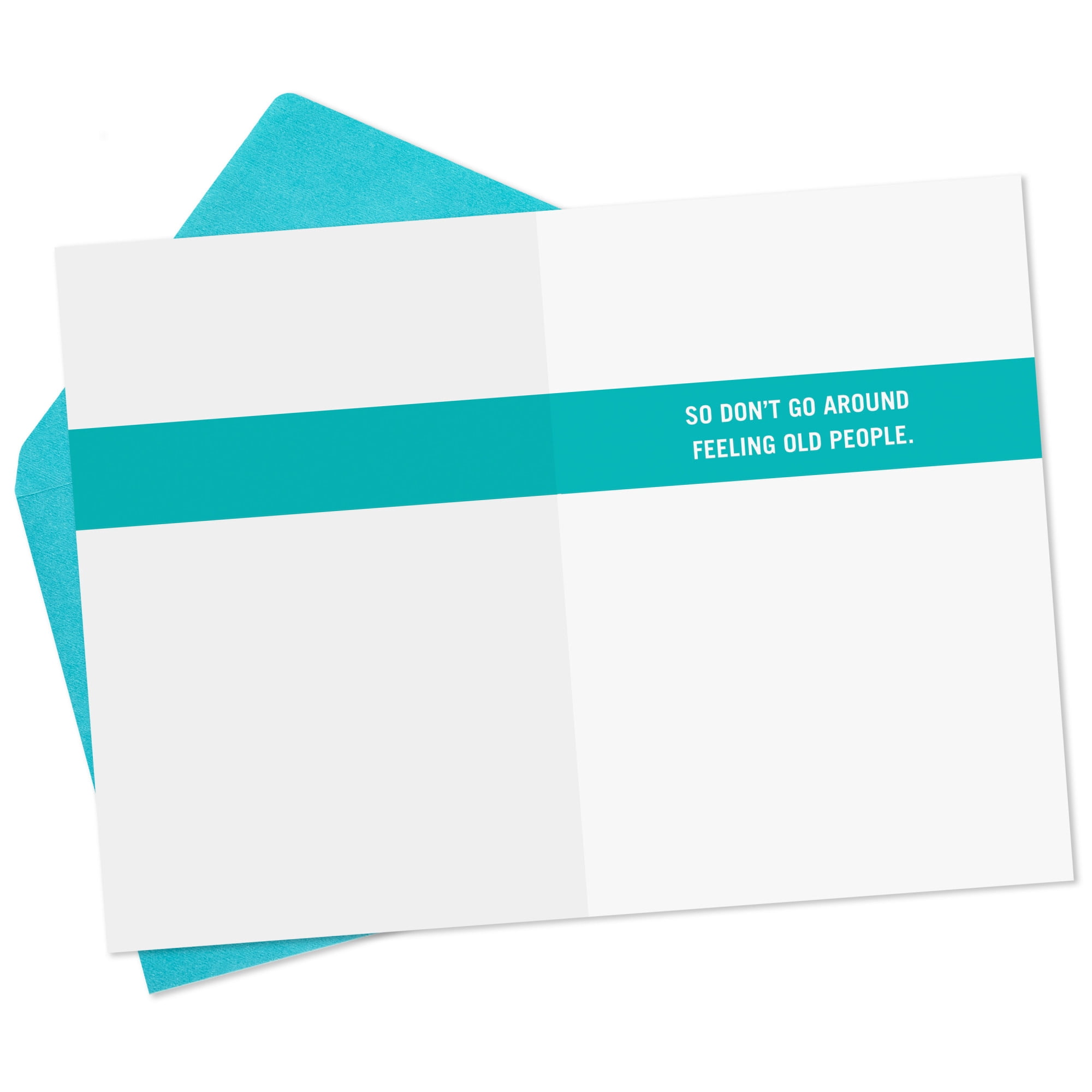 Hallmark Shoebox Funny Birthday Card (You're Only as Old as You Feel)