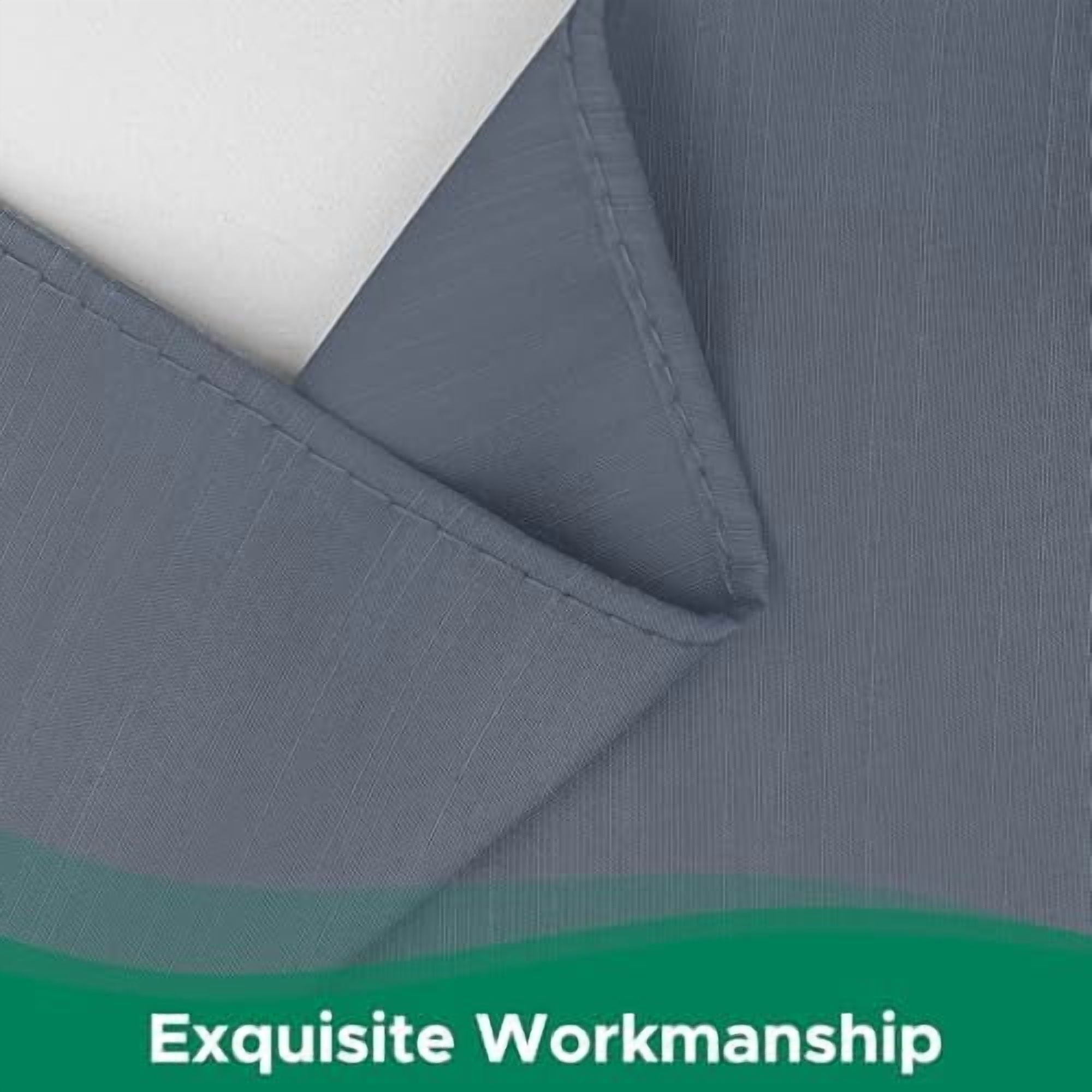 Wrap Around Bed Skirts for Twin & Twin XL Beds Short Drop of 12", Dark Grey Adjustable Elastic Dust Ruffles Easy Fit Wrinkle Resistant Silky Luxurious Fabric Machine Washable