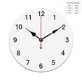 Easter Eggs Wood Grain Background Print Wall Clock Wall Art Silent Non