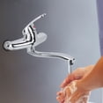 thumbnail image 4 of Lsaardth Faucet Kitchen- Wall Mounted Kitchen Sink Faucet Hot Cold Water Mixer Tap Double Holes, 4 of 7