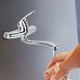 thumbnail image 5 of Grifo mezclador de agua fría y caliente, grifo para fregadero de cocina montado en la pared, grifo con orificios dobles, características de vanguardia, 5 of 8