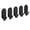 Black, variant on Anvora Wreath Hanger for Front Door, Over The Door Hook for Wreaths, Garlands, and Holiday Decor, Heavy Duty Door Hanger for Home, Halloween, and Christmas Thanksgiving (White,1- Pack)