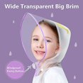 thumbnail image 2 of Chubasquero para niños, poncho ligero para niños y niñas, impermeable reutilizable, impermeable transparente, de 3 a 13 años, altura recomendada de 100 a 110 cm, 2 of 4