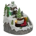 thumbnail image 3 of Northlight 7" Lighted Village with Rotating Train Christmas Decoration, 3 of 5