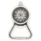 thumbnail image 1 of Patron de estilo arabe, negro, blanco Acero inoxidable Metal cerveza tapa sacacorchos, 1 of 3