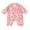 Pink, variant on JYYYBF Baby Girl Summer Romper Long Sleeve Lapel Collar Bow Cherry Print Jumpsuit Infant Pajamas