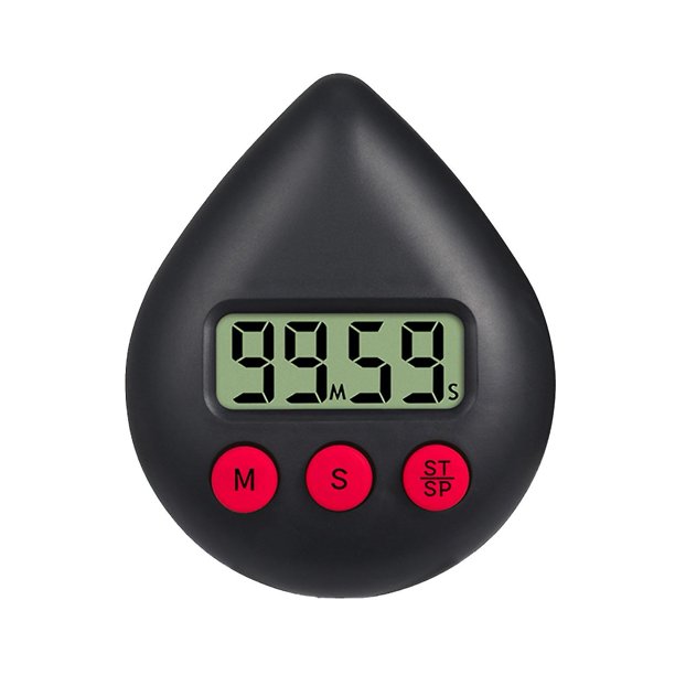 Temporizador eléctrico con forma creativa, 3 botones de operación, alarma de estudio Abs, temporizador Digital, herramientas de gestión del tiempo para el hogar