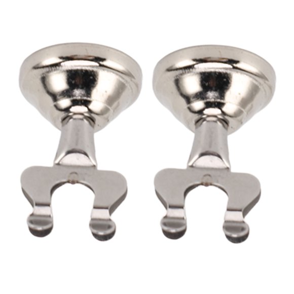 2 PCS Table Number Stands, Strong Clamping Force and Stable Base Place Card Holders Round Simple Design Table Card Stand Sturdy Stainless Steel Sign Holder