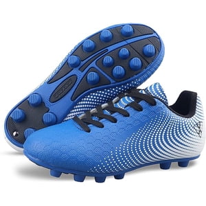 Vizari USA Stealth Firm Ground Soccer Cleats Kids Blue/White