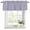Dusty Purple, Lilac, Milk White, Mauve, variant on Grey Botanical Curtain Valances for Windows, Kitchen Valance Window Treatments Panel 2 Pack, Farmhouse Summer Floral Leaves Rod Pocket Short Curtains for Bathroom Bedroom 42 x 12 Inch