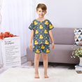 thumbnail image 7 of Duck Pattern Summer Pajama Set Soft Cotton Short Sleeve Sleepwear 2PCS Pajama Sets Breathable Lounge Set Size 8Y, 7 of 7