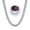 01.Silver, variant on 4MM Stainless Steel Cuban Link Chain Necklace for Women Men Durable Black Chains for Father's Day Christmas Valentines Jewelry Gift,14''