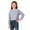 Gray, variant on Fesfesfes Kids Cropped Hoodless Sweatshirt Long Sleeve Round Neck Casual Pullover Top Soft Breathable Fabric Comfortable Playwear for Boys Girls Unisex Everyday Active Wear(Hot Pink,3-4 Years)