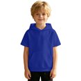thumbnail image 4 of SUYIDA Kids Short Sleeve Hoodies Casual Lightweight Sweatshirt with Pocket Back to School for Boys Girls Everyday Play Comfortable Hoodie, 4 of 6