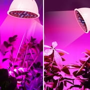 GFHFHITJ 100W Led Grow Light Bulb Full Spectrums,Plant Light Bulb with Multi Leds for Indoor Plants,E26/E27 Socket,Grow Lamp for Hydroponic Indoor Garden Greenhouse Veg Flower