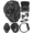 Charcoal +Black EarBuds, variant on Garmin Instinct Crossover AMOLED - Tactical Edition, Rugged Hybrid GPS Tactical Smartwatch with Analog Watch Hands and Bright AMOLED Display, Black with Black Silicone Band