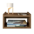 thumbnail image 4 of MORU Buró para Recámara Flotante Aire Latte, Mesa de Noche, Mueble para recámara, Mesa Auxiliar Minimalista, Mesa de Apoyo, Buró para Dormitorio y Sala, 4 of 7